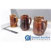 Image 5 : (3) Brown Ceramic Pitchers