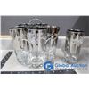 Image 8 : Vintage Glass Set w/Caddy