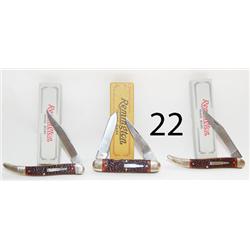 THREE POCKET KNIVES