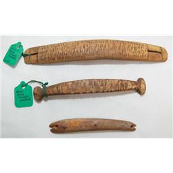 THREE ESKIMO HANDLES