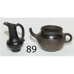 TWO SAN JUAN POTTERY ITEMS