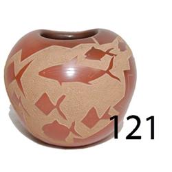 SANTA CLARA POTTERY JAR
