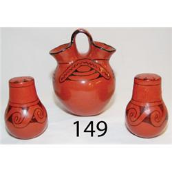 THREE MARICOPA POTTERY ITEMS 