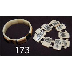 TWO ESKIMO BRACELETS 