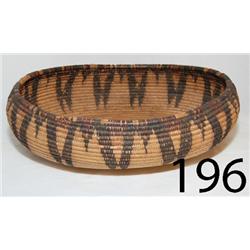 WASHO BASKETRY OVAL