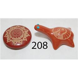 SAN JUAN/SANTA CLARA POTTERY ITEMS 