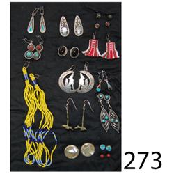 15 PAIR OF NAVAJO EARRINGS 