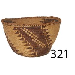 MODOC/KLAMATH BASKETRY HAT
