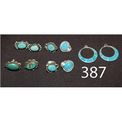 FIVE PAIR OF EARRINGS