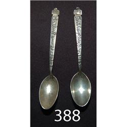 TWO NAVAJO SPOONS