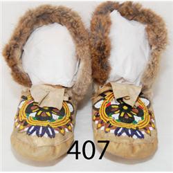 TLINGIT/ATHABASCAN MOCCASINS