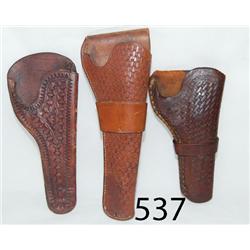THREE HOLSTERS