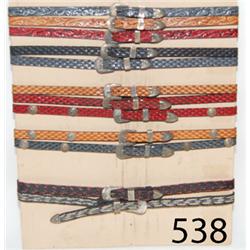 COLLECTION OF HAT BANDS