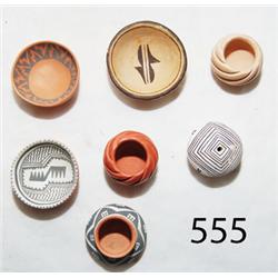 SEVEN MISCELLANEOUS POTTERY POTS