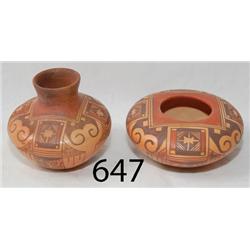 TWO HOPI POTS
