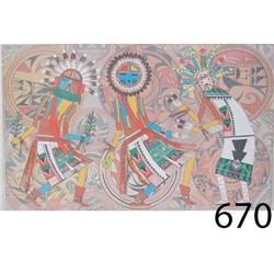 NAVAJO SAND PAINTING