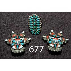 ZUNI EARRING AND RING