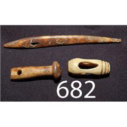 THREE ESKIMO TOOLS