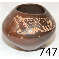 SANTA CLARA POTTERY JAR
