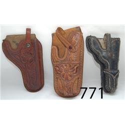 THREE HOLSTERS