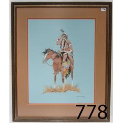 KIOWA/APACHE PAINTING