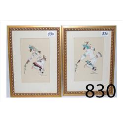 TWO SANTA CLARA PAINTINGS