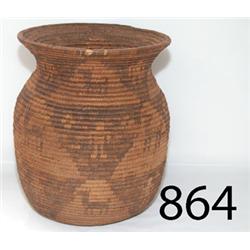 YAVAPAI APACHE BASKETRY OLLA 