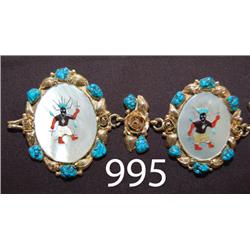 NAVAJO/ZUNI CONCHO BELT