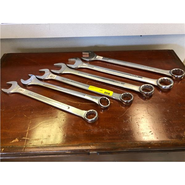 Group of Large Wrenches - Sizes 1 3/8in, 1 1/2in, 1 5/8in, 1 5/16