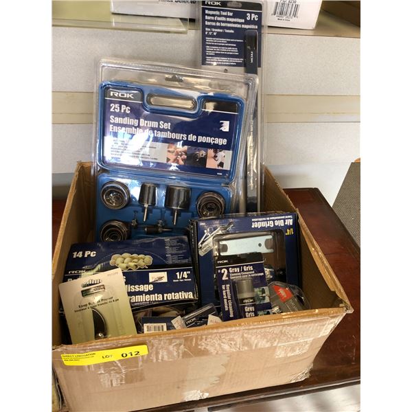 Box of Misc. ROK assorted tools