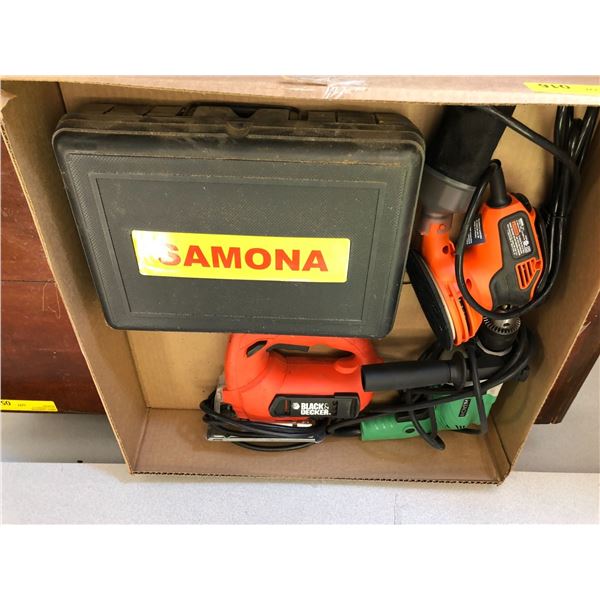 Group of Miscellaneous Estate Tools (Samona & Black & Decker)