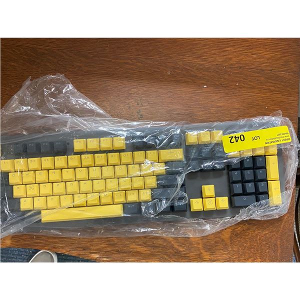 PowerLead Black and Yellow Keyboard