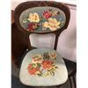 Image 2 : Two Antique Needlepoint Chairs with Needlepoint backs