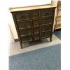 Image 1 : Small Cabinet - 4 Drawers on the Right and Faux Cupboard on the Left - approx. 34in x 14in x 35in -