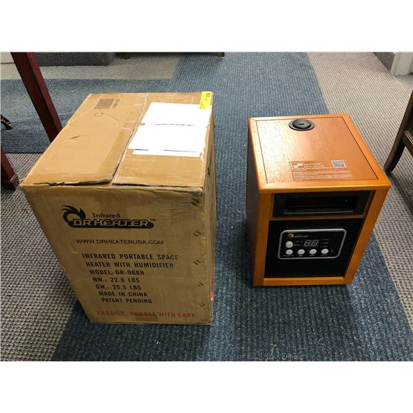 Infrared Portable Space Heater with Humidifier - 11in x 12 1/2in x 15 1/2in