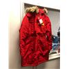 Image 1 : Women's Helly Hansen Mayen Parka - Red with Fur trimmed Hood - Regular Fit (Suggested retail $300) N
