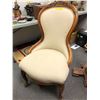 Image 1 : Upholstered Beige Chair - French Provincial - STYLE - approx. 24in x 32in x 42in