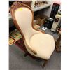 Image 2 : Upholstered Beige Chair - French Provincial - STYLE - approx. 24in x 32in x 42in