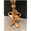 Image 2 : Antique Wood Coat Rack and Umbrella Stand - approx. 69in tall