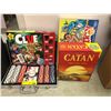 Image 1 : Group of Games - Catan, Operation, Clue Junior & Cased Poker Set