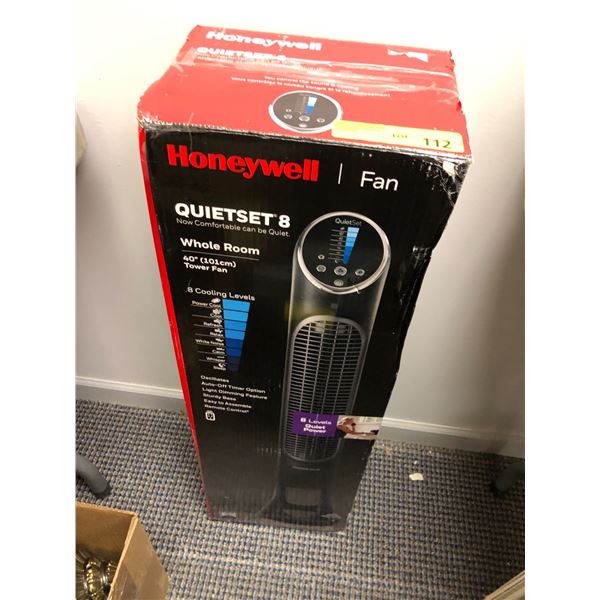 Honeywell Quietset 8 Whole Room Fan - 40In tall Tower Fan