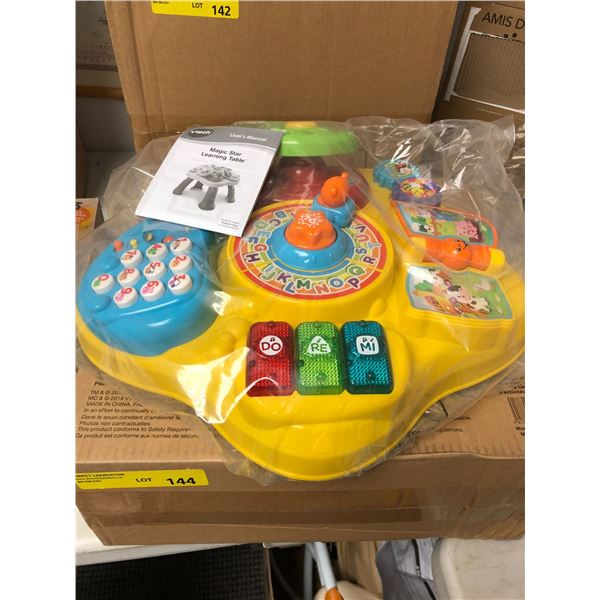 Vtech Magic Star Learning Table & Set of 33 Bath Toys by Cute Stone