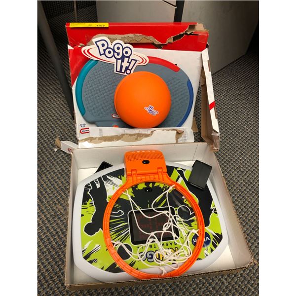 Pogo It Bouncing Board & Digital Basketball Hoop