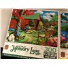 Image 3 : Lot of 4 Memory Lane Puzzles - 300 pieces each - Large EZ Grip Pieces