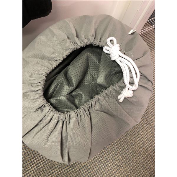 Grey Canvas Boat Cover with Bag  - Size B