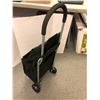 Image 2 : AmazonBasics - Rolling Shopping Trolley - Black