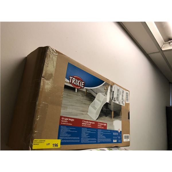 Trixie Light Weight White Pet Stairs