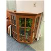 Image 5 : Corner Wood Pet Terrarium with Hanging Lamp and Inside Greenery & Décor Items - approx. 32in x 25 1/