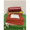 Image 1 : Utolipa Bedding - Burgundy Flannel Fleece Blanket plus two other Rust and Rust & White Blankets