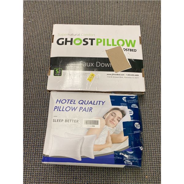 Ghostpillow Faux Down & OEKO TEX 2pack of Hotel Quality Pillows